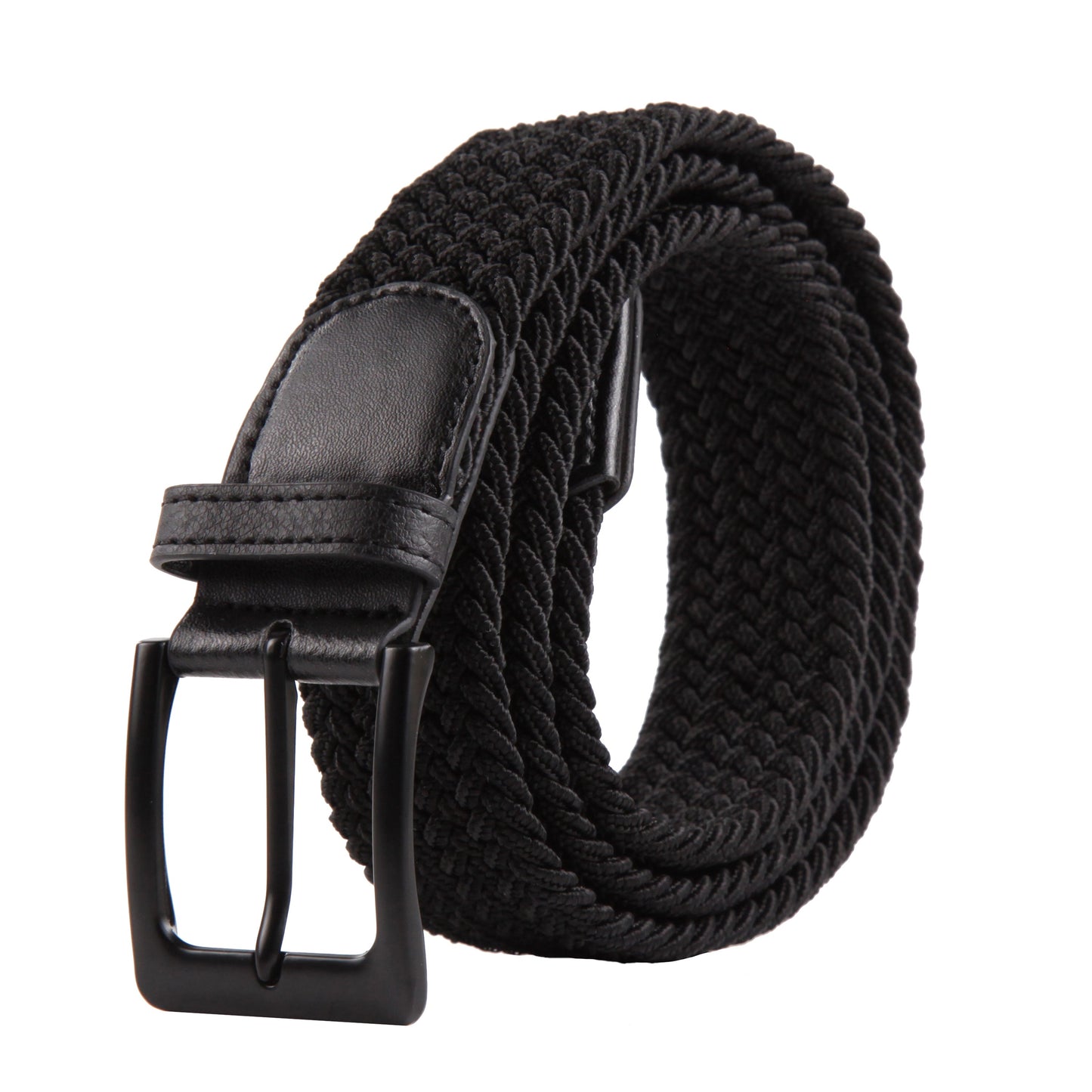 Stretchy™ Unisex Elasticated Braided Belt 1.25” Wide Adjustable Casual - QHA UK