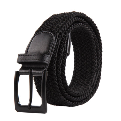 Stretchy™ Unisex Elasticated Braided Belt 1.25” Wide Adjustable Casual - QHA UK