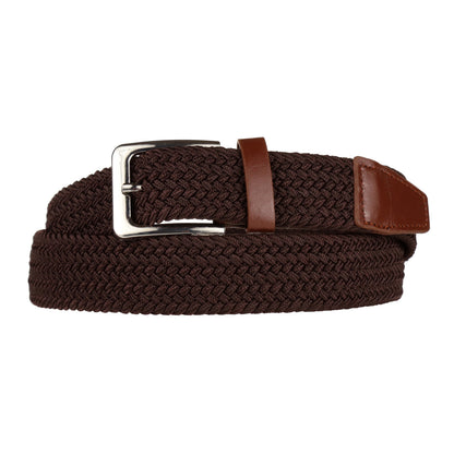 Stretchy™ Unisex Elasticated Braided Belt 1.25” Wide Adjustable Casual - QHA UK