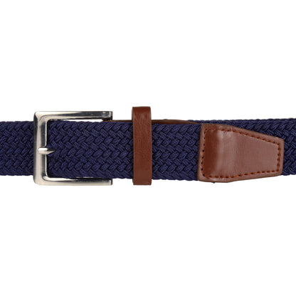 Stretchy™ Unisex Elasticated Braided Belt 1.25” Wide Adjustable Casual - QHA UK