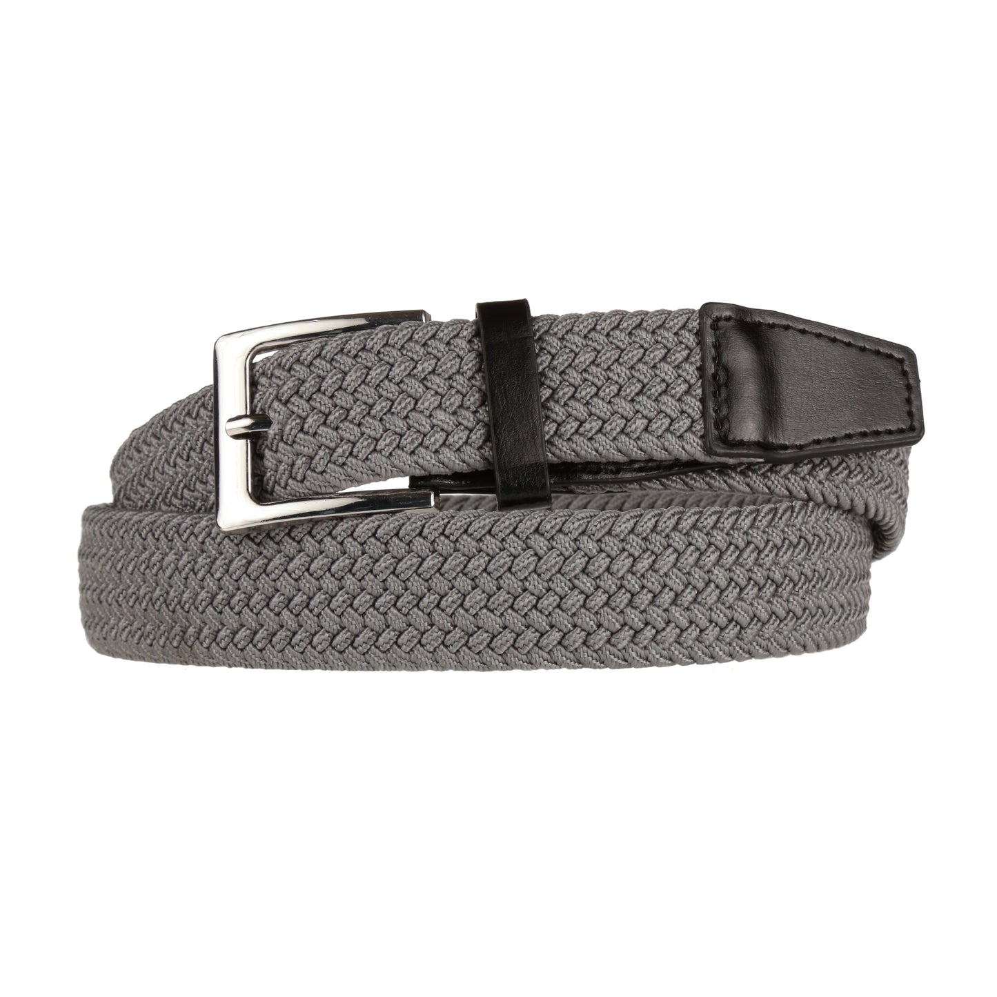 Stretchy™ Unisex Elasticated Braided Belt 1.25” Wide Adjustable Casual - QHA UK