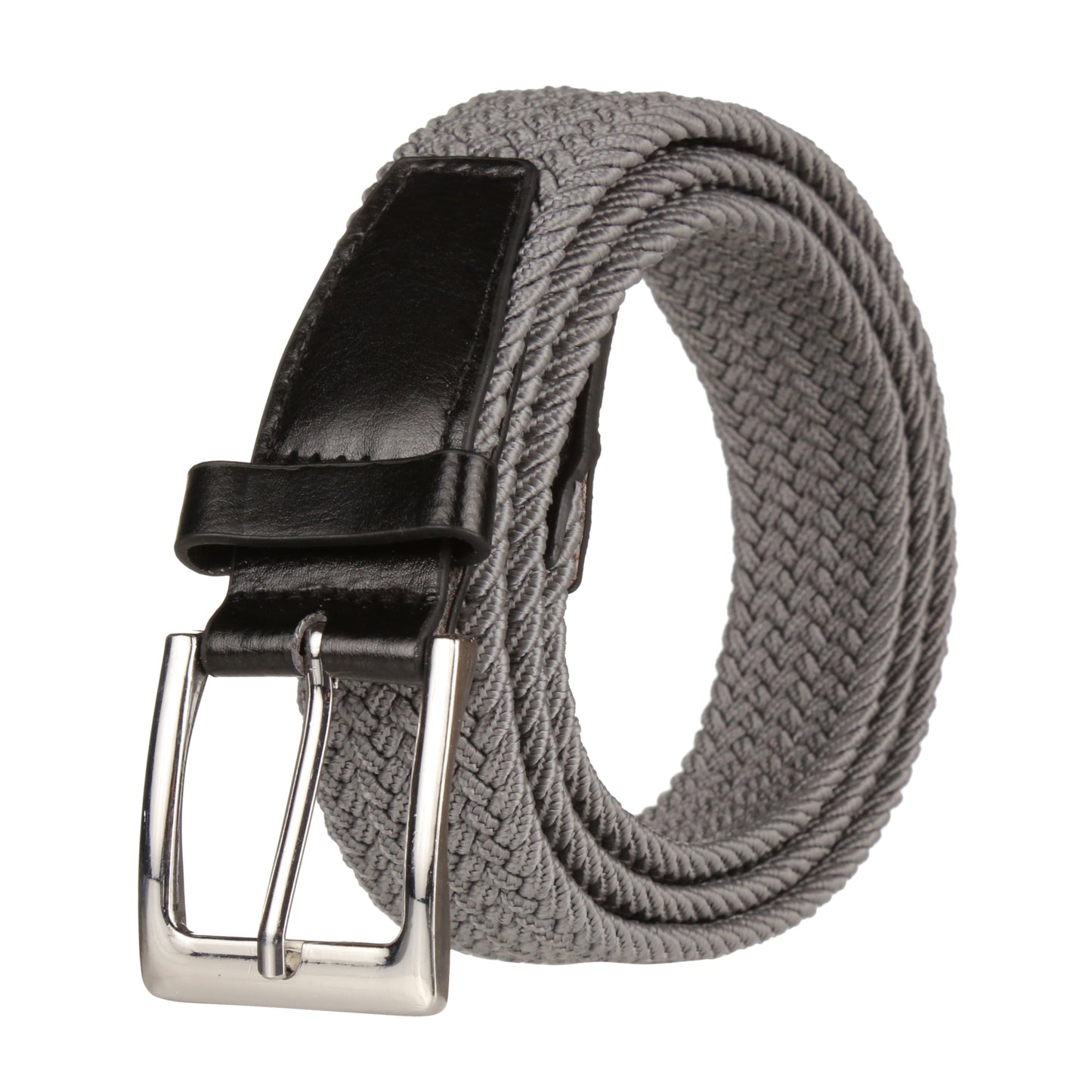 Stretchy™ Unisex Elasticated Braided Belt 1.25” Wide Adjustable Casual - QHA UK