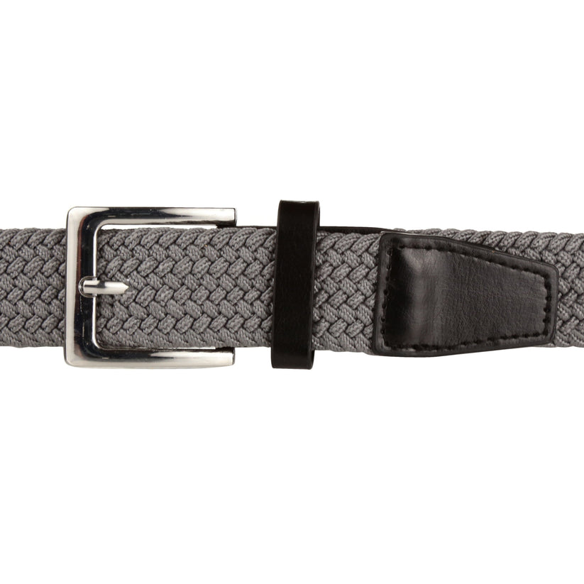 Stretchy™ Unisex Elasticated Braided Belt 1.25” Wide Adjustable Casual - QHA UK