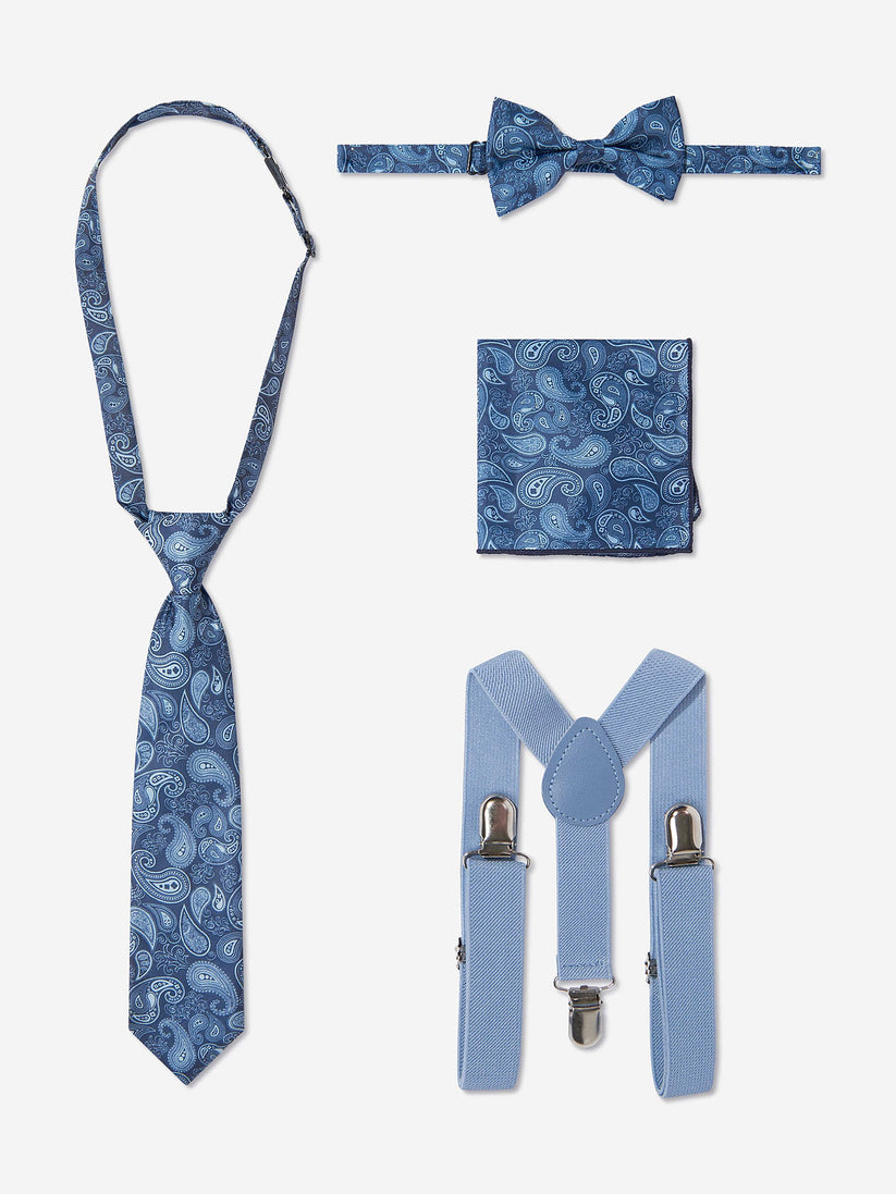 SUITLAB London Boys 7 Piece Suit Set in Blue | QHAUK - QHA UK