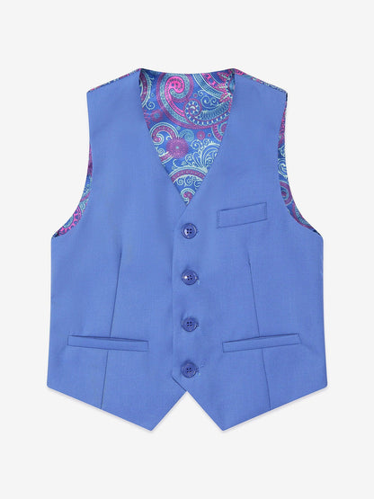 SUITLAB London Boys Blue 7 Piece Suit Set | Ages 2–14 | UK - QHA UK