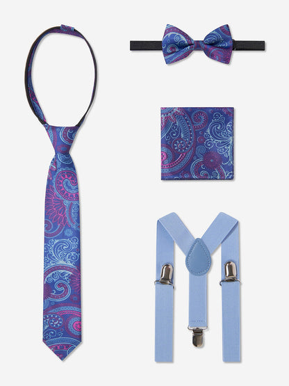 SUITLAB London Boys Blue 7 Piece Suit Set | Ages 2–14 | UK - QHA UK