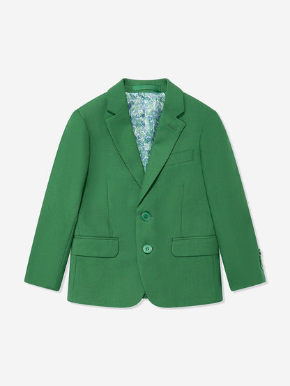 SUITLAB London Boys Christmas Green 7 Piece Suit Set | Ages 2–14 - QHA UK