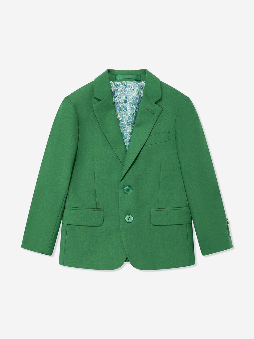 SUITLAB London Boys Christmas Green 7 Piece Suit Set | Ages 2–14 - QHA UK