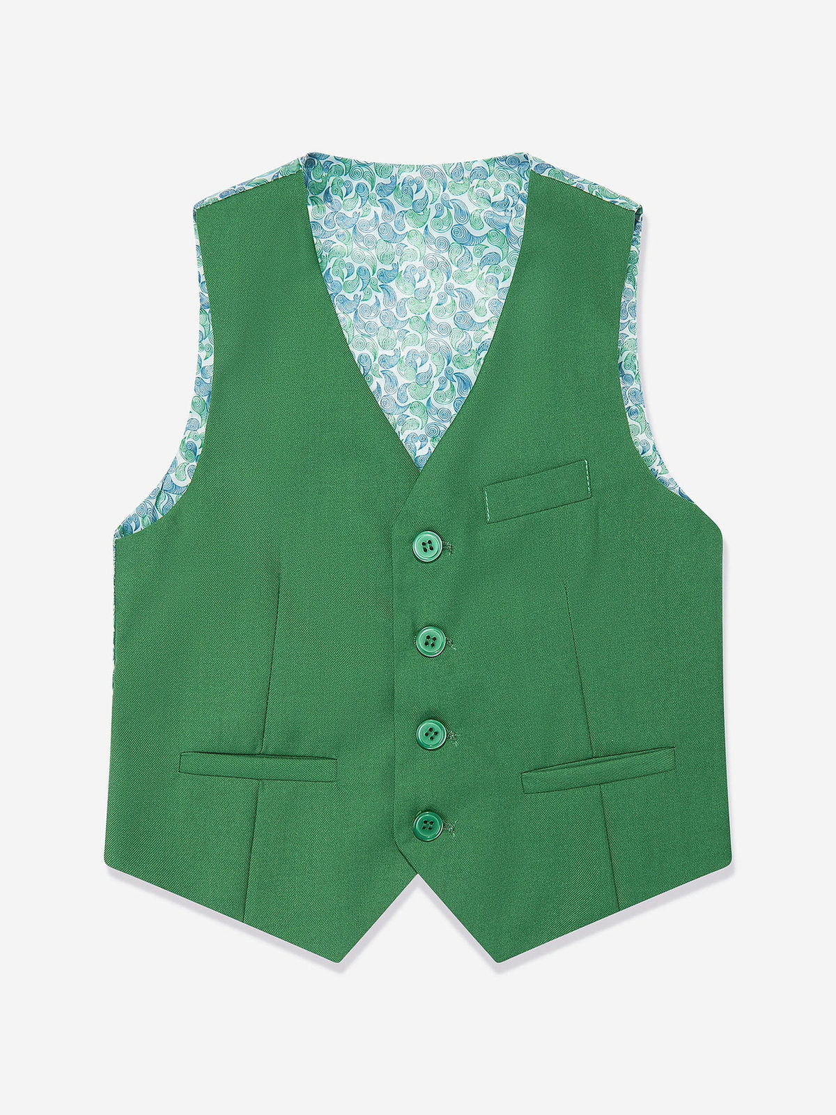 SUITLAB London Boys Christmas Green 7 Piece Suit Set | Ages 2–14 - QHA UK