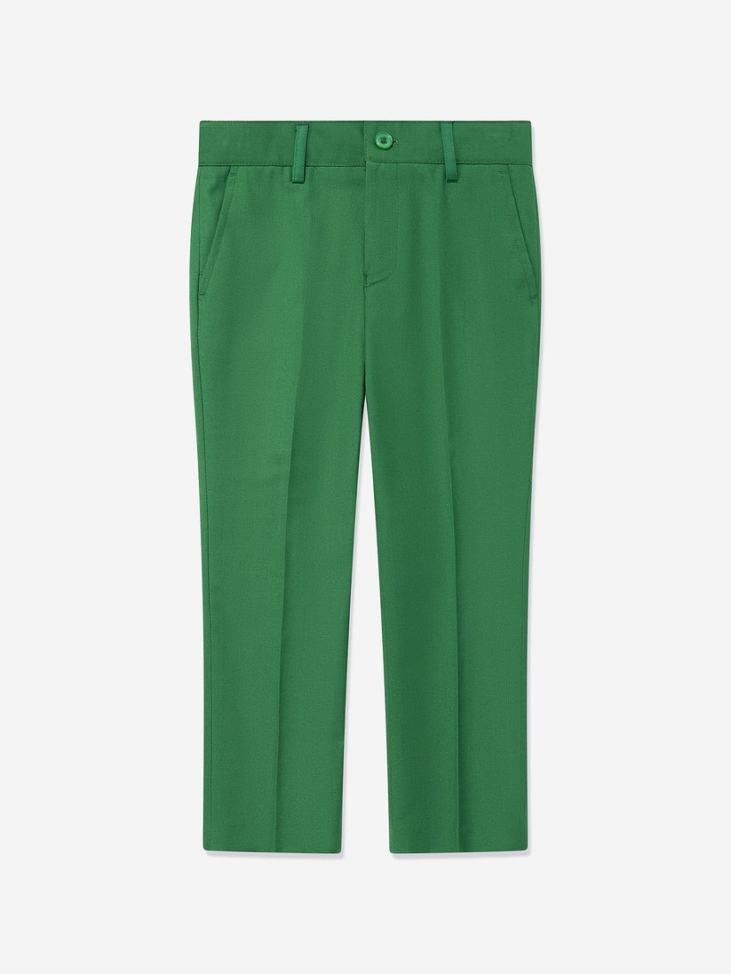 SUITLAB London Boys Christmas Green 7 Piece Suit Set | Ages 2–14 - QHA UK
