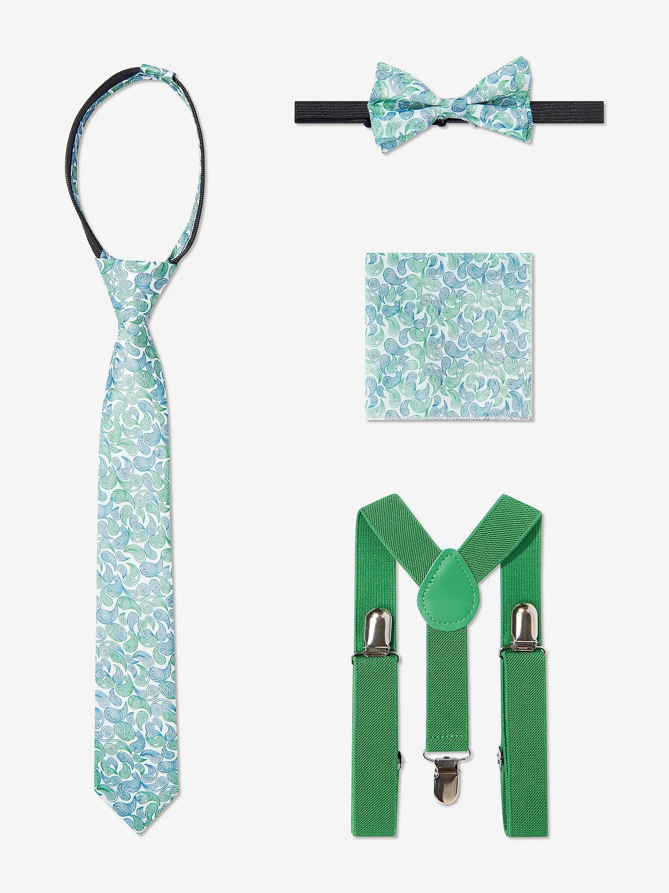 SUITLAB London Boys Christmas Green 7 Piece Suit Set | Ages 2–14 - QHA UK