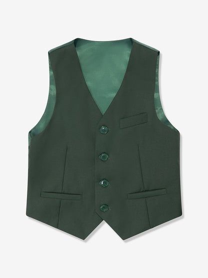 SUITLAB London Boys Green 7 Piece Suit Set | Ages 2–14 | UK - QHA UK