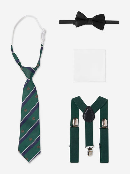 SUITLAB London Boys Green 7 Piece Suit Set | Ages 2–14 | UK - QHA UK
