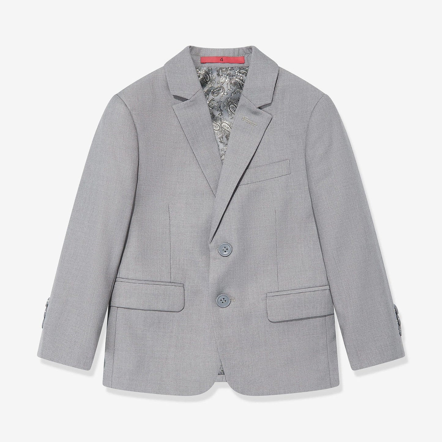 SUITLAB London Boys Light Grey 7 Piece Suit Set | Ages 2–14 | UK - QHA UK