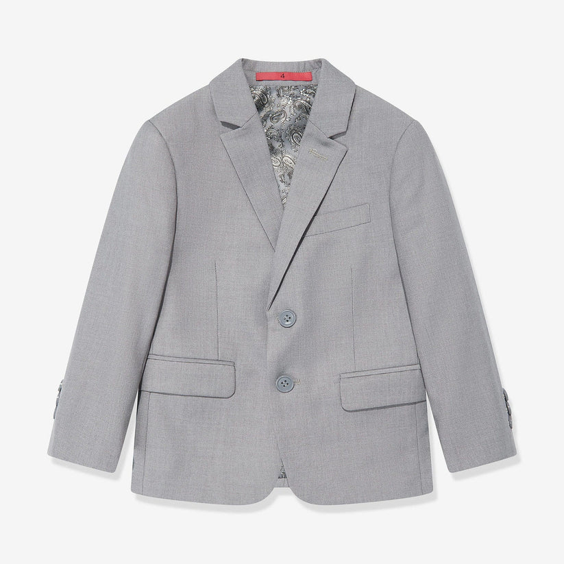 SUITLAB London Boys Light Grey 7 Piece Suit Set | Ages 2–14 | UK - QHA UK