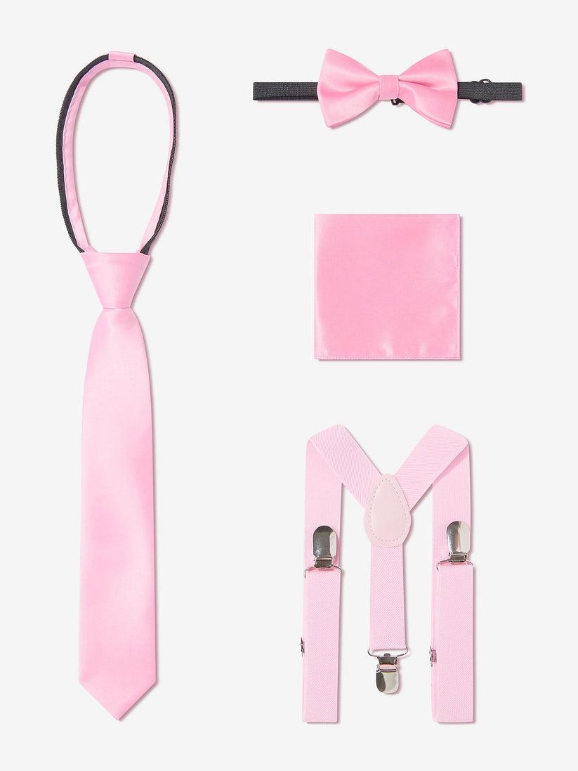 SUITLAB London Boys Pink 7 Piece Suit Set | Ages 2–14 | UK - QHA UK