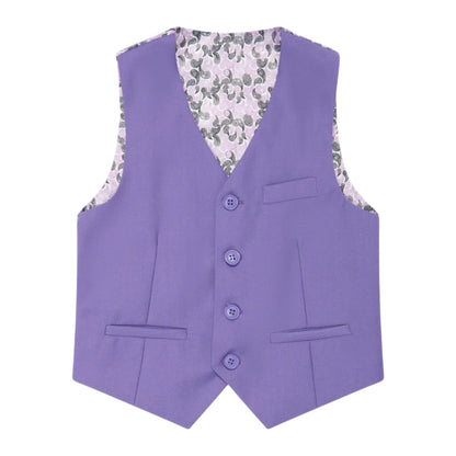 SUITLAB London Boys Lavender 7 Piece Suit Set | Ages 2–14 | UK - QHA UK