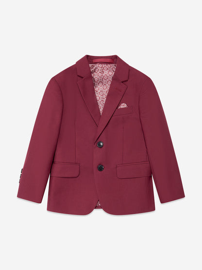 SUITLAB London Boys Burgundy 7 Piece Suit Set | Ages 2–14 | UK - QHA UK