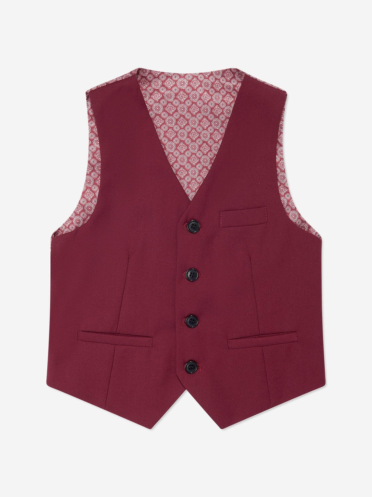 SUITLAB London Boys Burgundy 7 Piece Suit Set | Ages 2–14 | UK - QHA UK