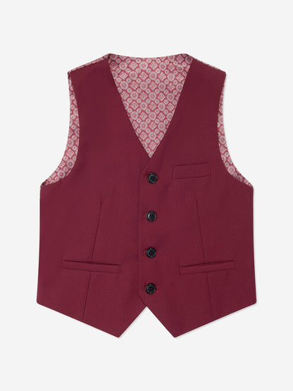 SUITLAB London Boys Burgundy 7 Piece Suit Set | Ages 2–14 | UK - QHA UK