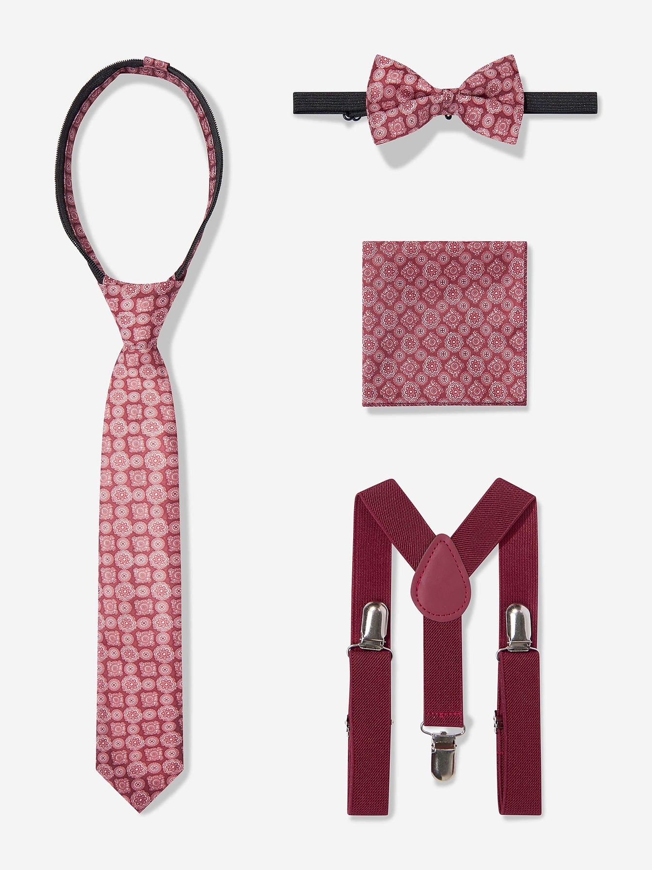 SUITLAB London Boys Burgundy 7 Piece Suit Set | Ages 2–14 | UK - QHA UK