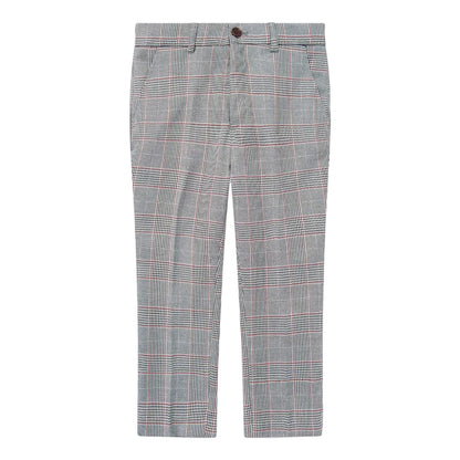 SUITLAB London Boys Grey Dogtooth 3 Piece Suit Set | Ages 2–12 | UK - QHA UK
