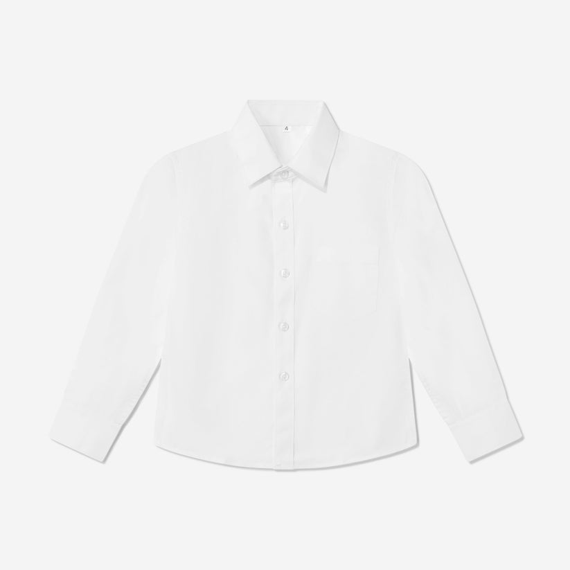 SUITLAB London Boys White Cotton Shirt | Ages 2–14 | UK - QHA UK