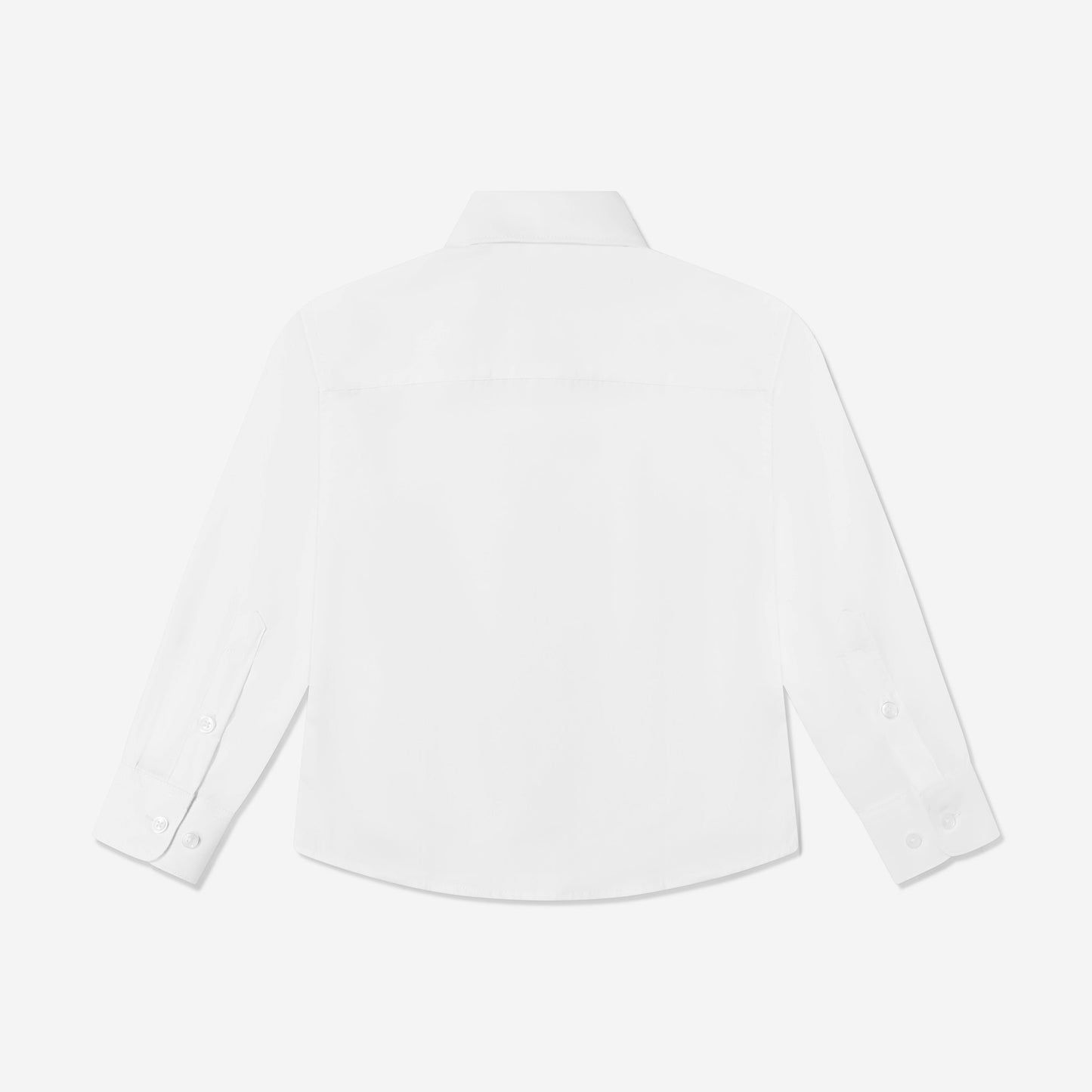 SUITLAB London Boys White Cotton Shirt | Ages 2–14 | UK - Collar Detail - QHA UK