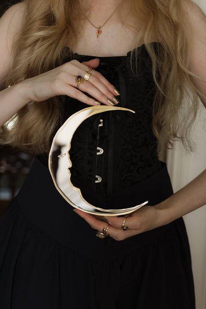 Suzanne Oddy Design Mirror Limited Moon Wall Small - QHA UK