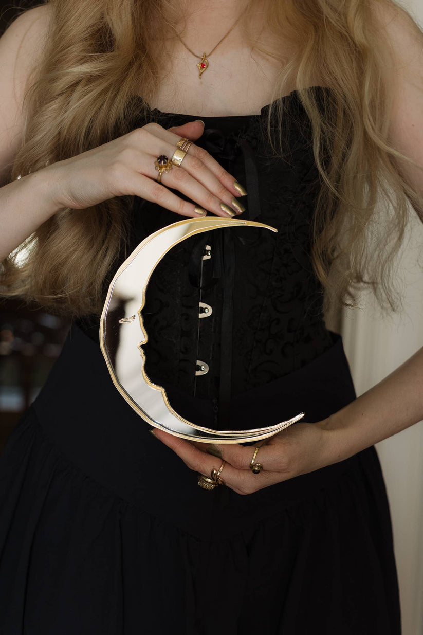 Suzanne Oddy Design Mirror Limited Moon Wall Small - QHA UK