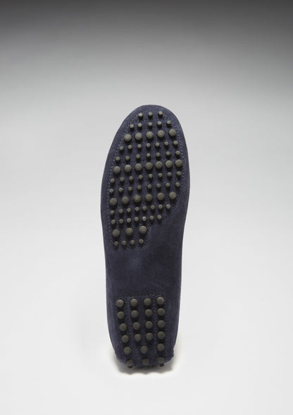 Hugs & Co Mens Tasselled Driving Loafers Navy Blue Suede UK 7-14 - QHA UK