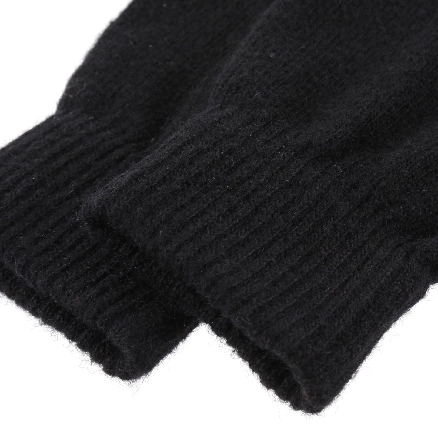 Unisex Thermal Wool Blend Gloves Winter Warm Knitted Workwear One Size - QHA UK