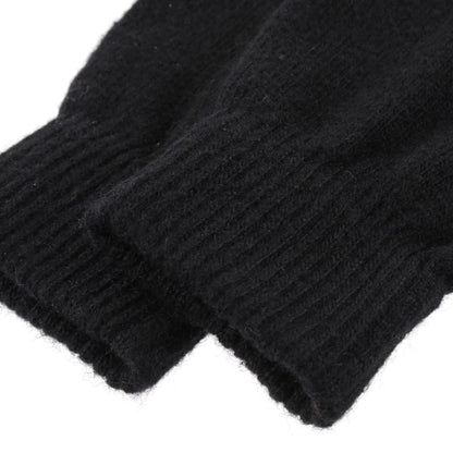 Unisex Thermal Wool Blend Gloves Winter Warm Knitted Workwear One Size - QHA UK