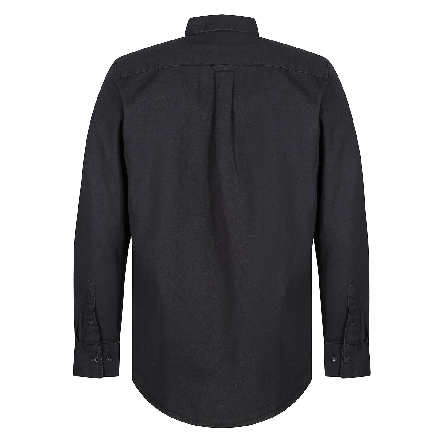 TL London Mens Cotton Button Down Shirt Long Sleeve Smart Casual Work - Sleeve Detail - QHA UK