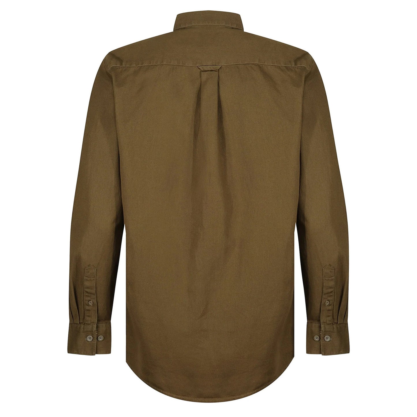 TL London Mens Cotton Button Down Shirt Long Sleeve Smart Casual Work - Sleeve Detail - QHA UK