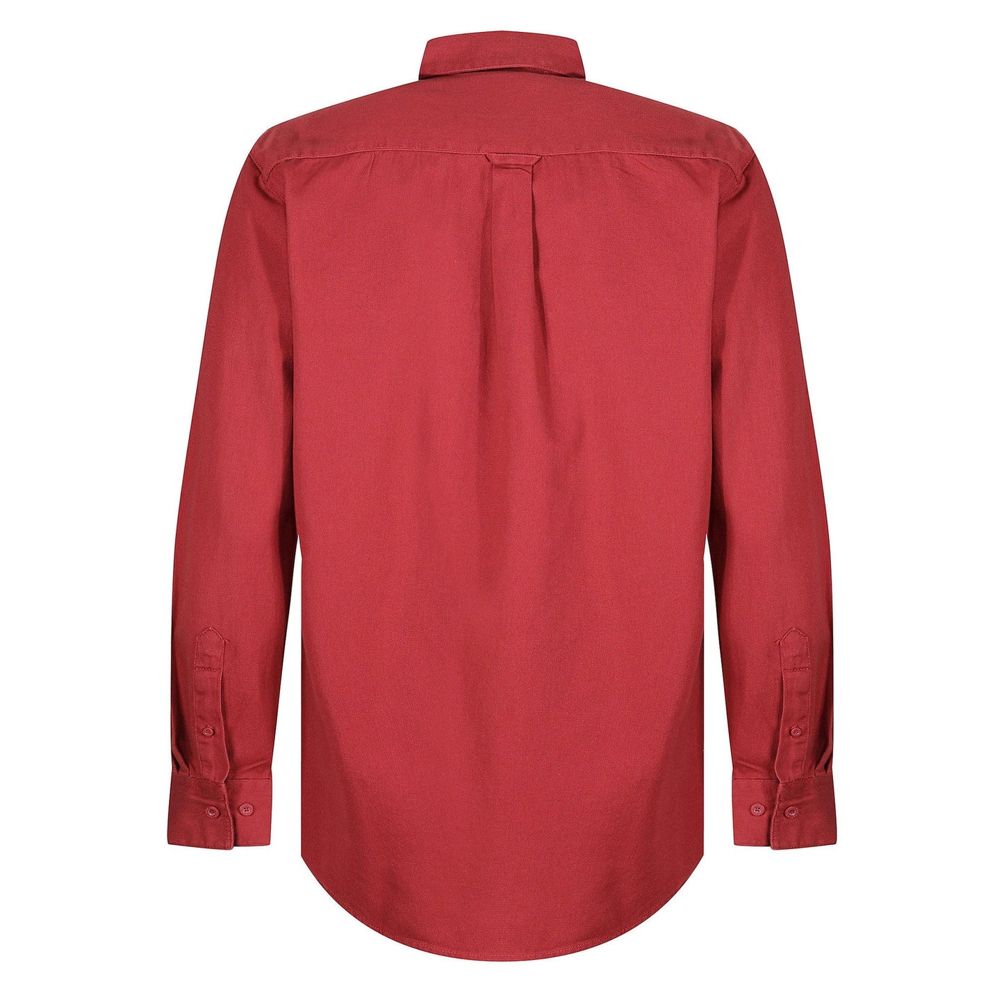 TL London Mens Cotton Button Down Shirt Long Sleeve Smart Casual Work - Sleeve Detail - QHA UK