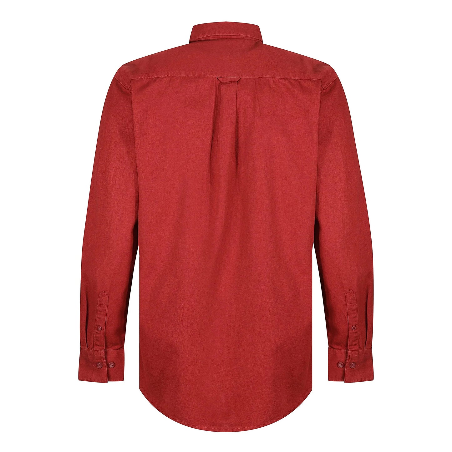 TL London Mens Cotton Button Down Shirt Long Sleeve Smart Casual Work - Sleeve Detail - QHA UK