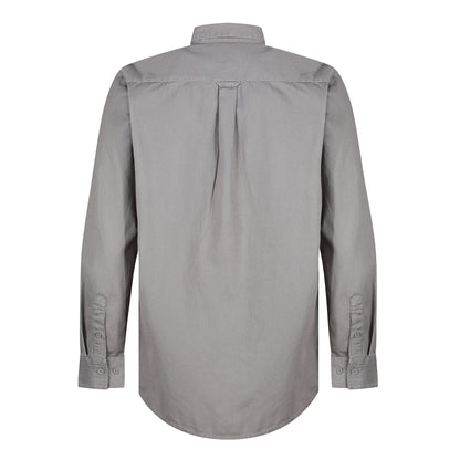 TL London Mens Cotton Button Down Shirt Long Sleeve Smart Casual Work - Sleeve Detail - QHA UK