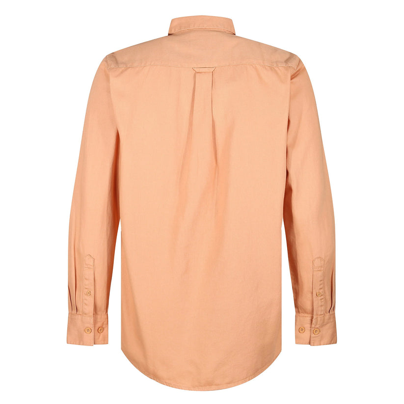 TL London Mens Cotton Button Down Shirt Long Sleeve Smart Casual Work - Sleeve Detail - QHA UK