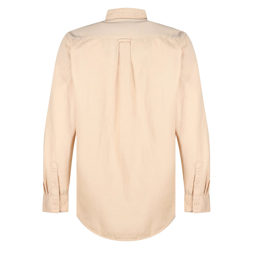 TL London Mens Cotton Button Down Shirt Long Sleeve Smart Casual Work - Sleeve Detail - QHA UK