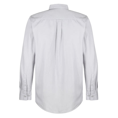TL London Mens Cotton Button Down Shirt Long Sleeve Smart Casual Work - Sleeve Detail - QHA UK