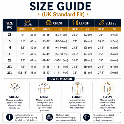 TL London Mens 100% Cotton Shirt Long Sleeve Button Down Smart Casual - Sleeve Detail - QHA UK