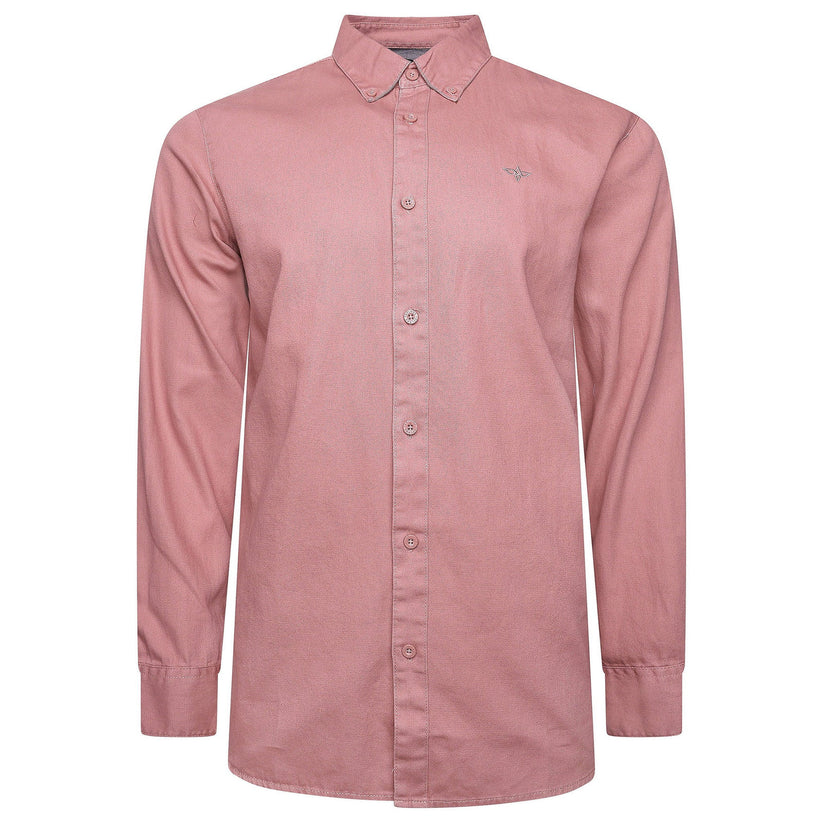 TL London Mens 100% Cotton Shirt Long Sleeve Button Down Smart Casual - Sleeve Detail - QHA UK