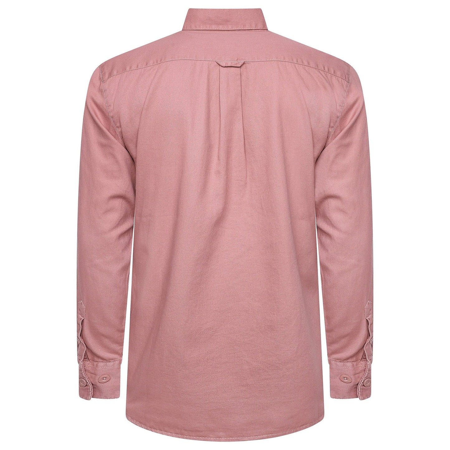 TL London Mens 100% Cotton Shirt Long Sleeve Button Down Smart Casual - Sleeve Detail - QHA UK