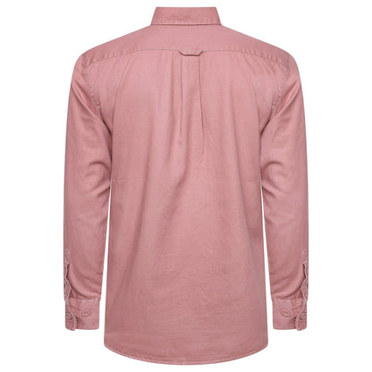 TL London Mens 100% Cotton Shirt Long Sleeve Button Down Smart Casual - Sleeve Detail - QHA UK