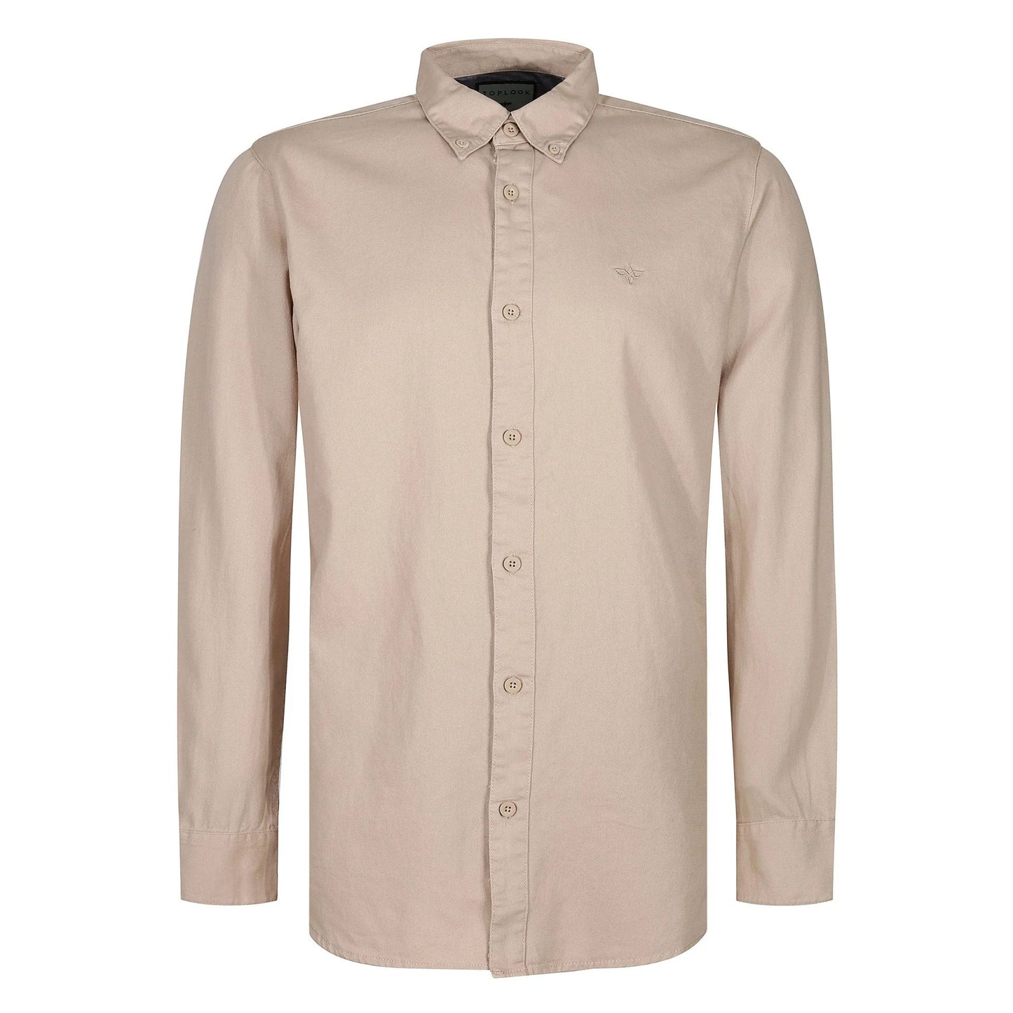 TL London Mens 100% Cotton Shirt Long Sleeve Button Down Smart Casual - Sleeve Detail - QHA UK