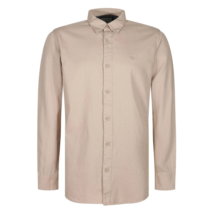TL London Mens 100% Cotton Shirt Long Sleeve Button Down Smart Casual - Sleeve Detail - QHA UK
