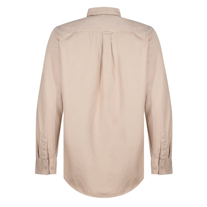 TL London Mens 100% Cotton Shirt Long Sleeve Button Down Smart Casual - Sleeve Detail - QHA UK