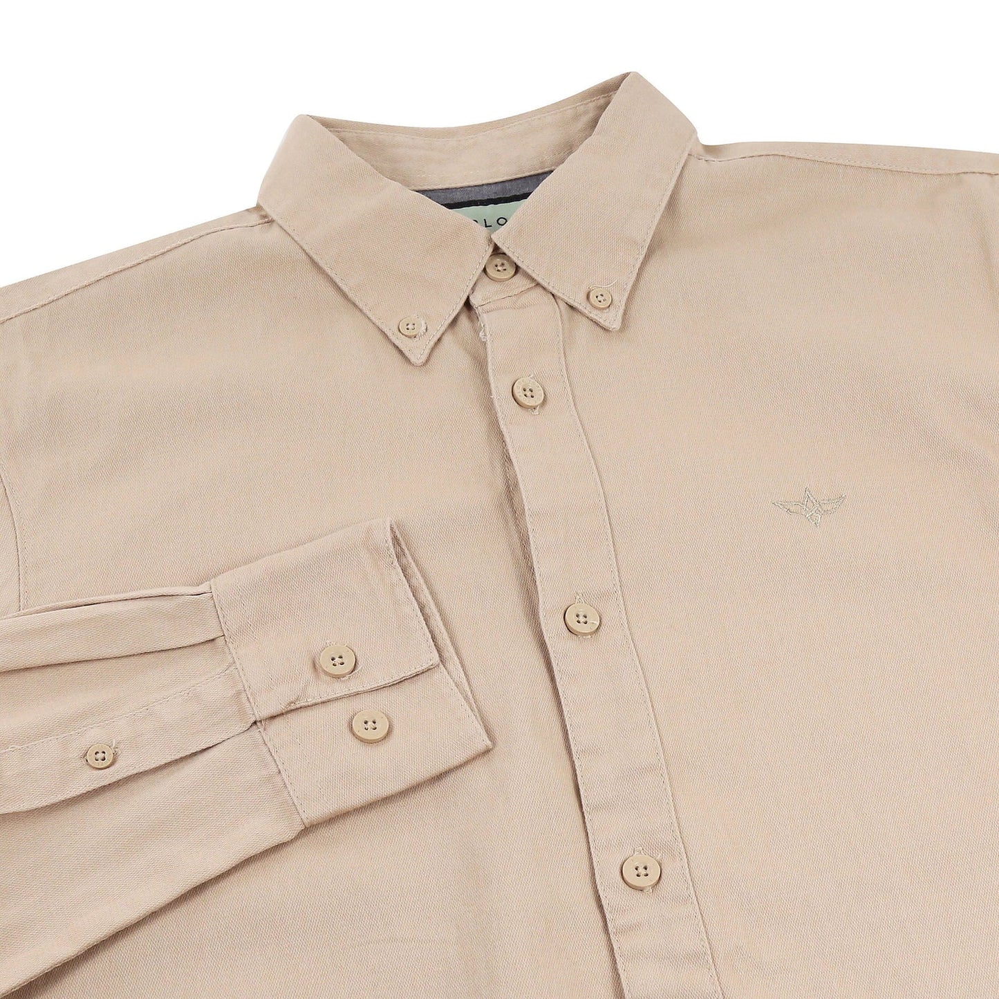 TL London Mens 100% Cotton Shirt Long Sleeve Button Down Smart Casual - Sleeve Detail - QHA UK