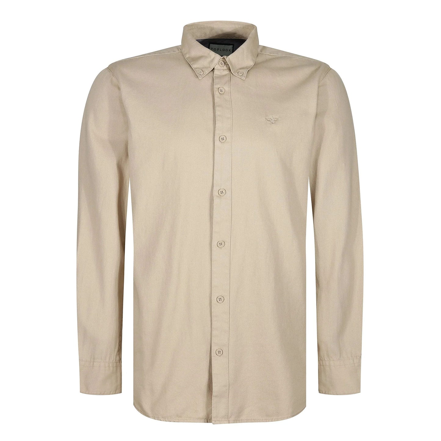 TL London Mens 100% Cotton Shirt Long Sleeve Button Down Smart Casual - Sleeve Detail - QHA UK